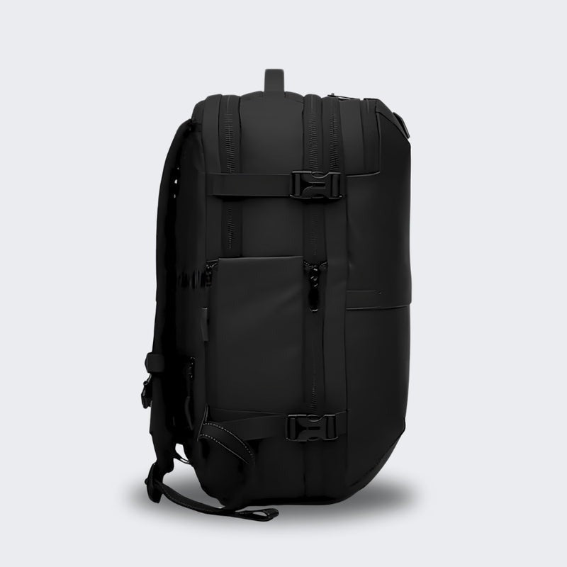 Mochila AirBag Preto Fosco + Sistema de vácuo integrado + Garrafa Inteligente + Bomba de ar portátil